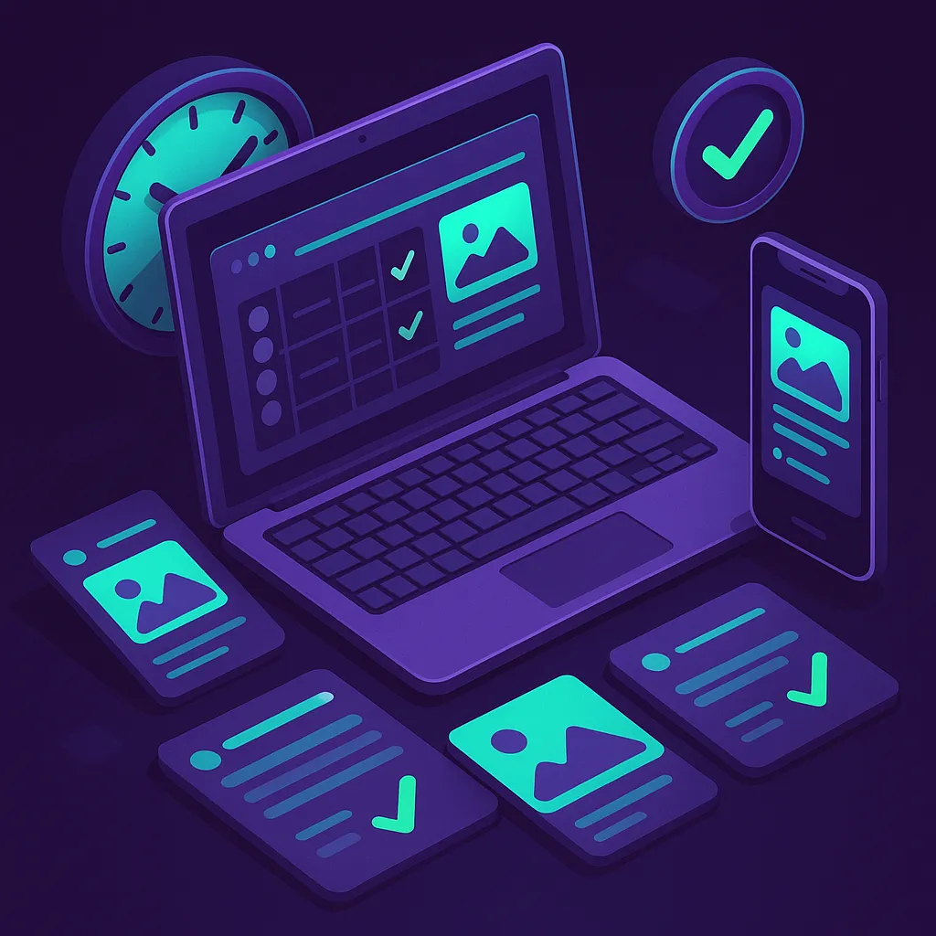 Daily Posting Strategy Social media content calendar and daily post workflow