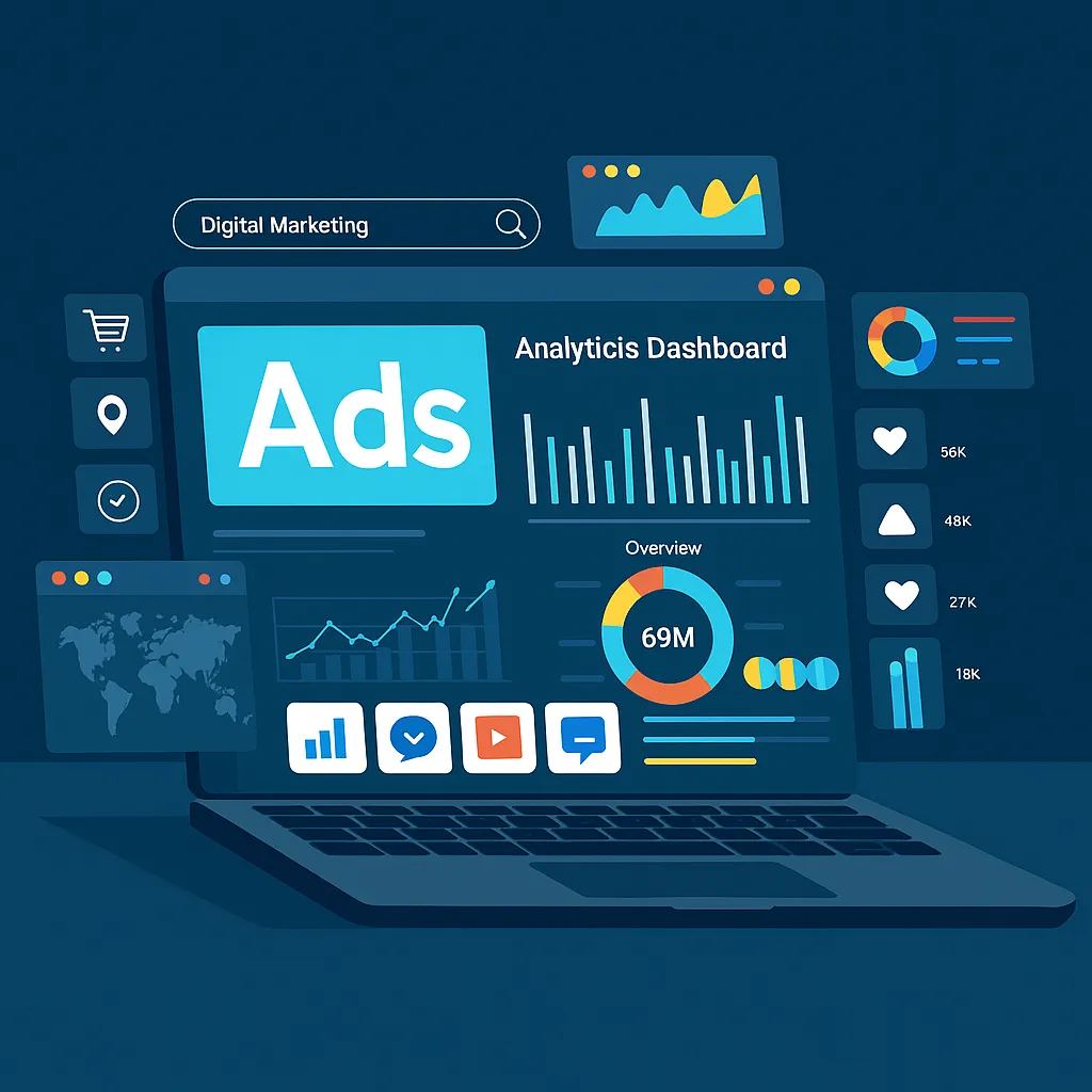 Google Ads Campaign Management Google Ads PPC campaign optimization dashboard