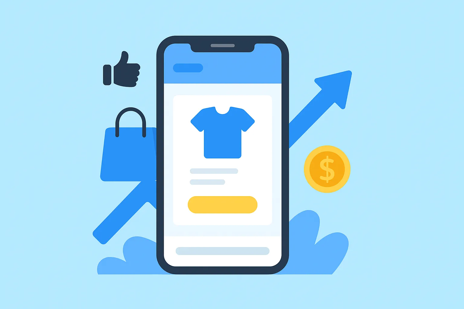 Mobile eCommerce interface that boosts conversions and sales through user-focused design