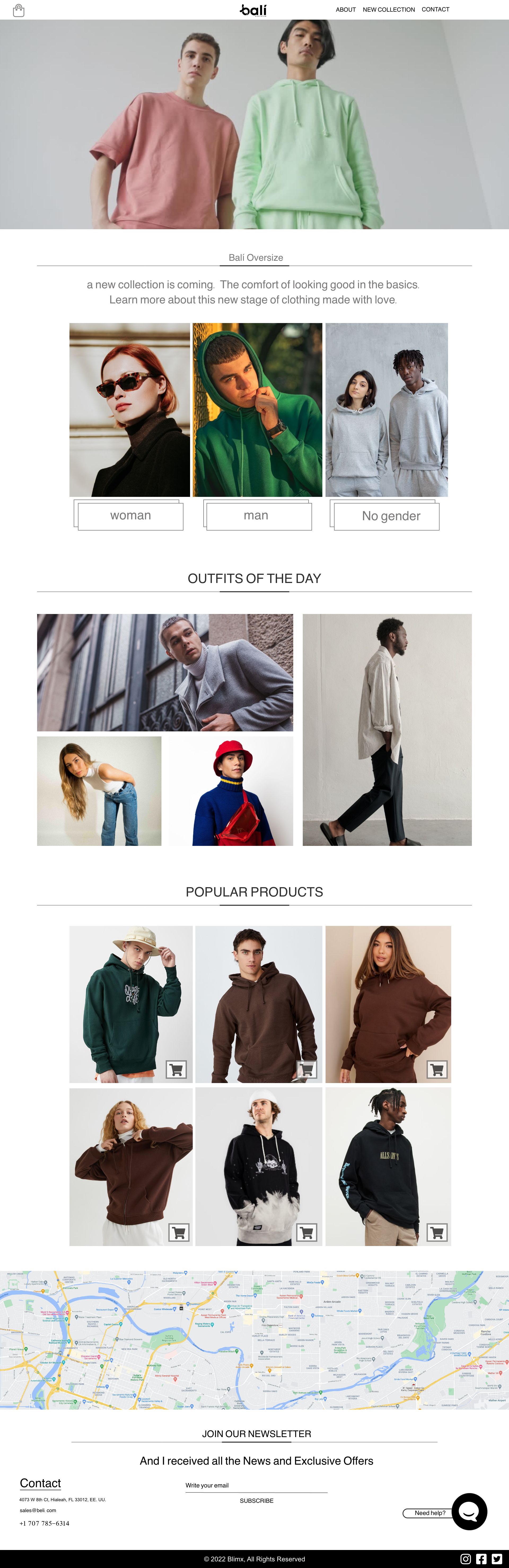 Fashion Collection Website Design