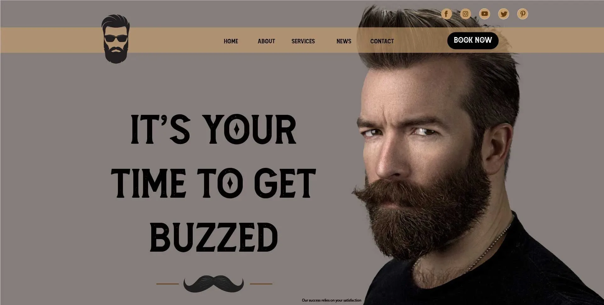 Barber Shop Website Design