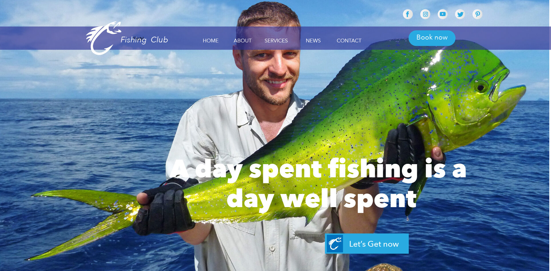 Fishing Club Website Design