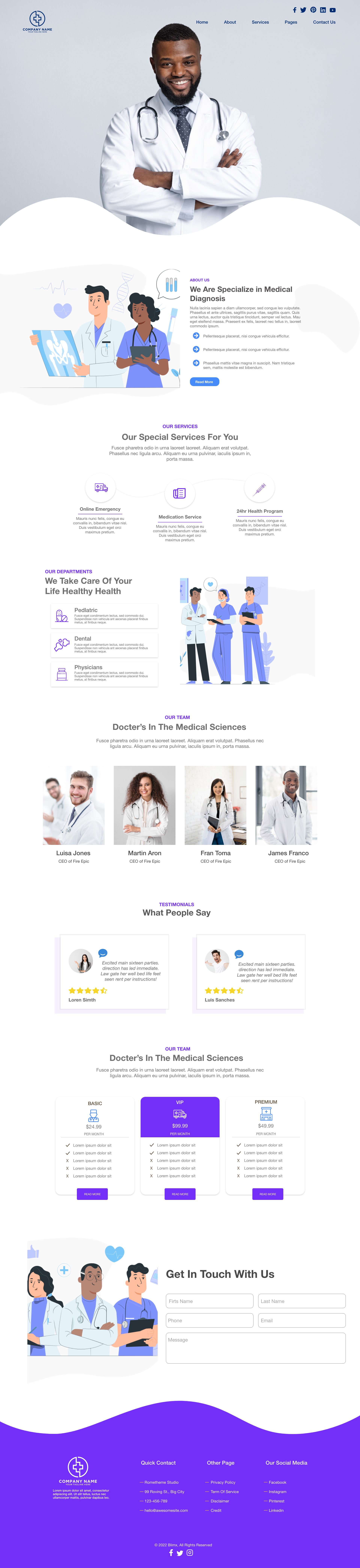 Healthcare Agency Website Design