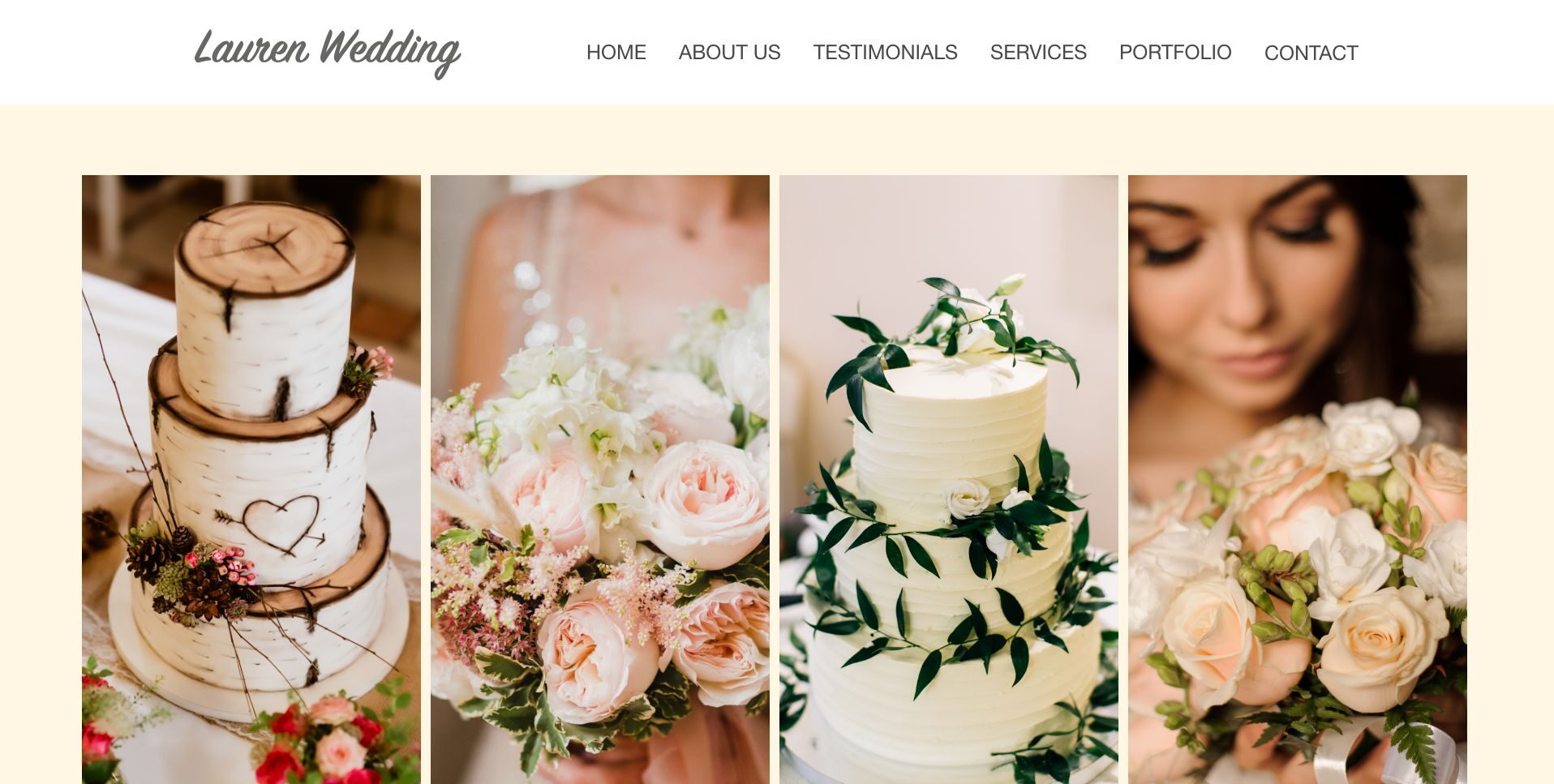 Wedding and Event Planner Website Design