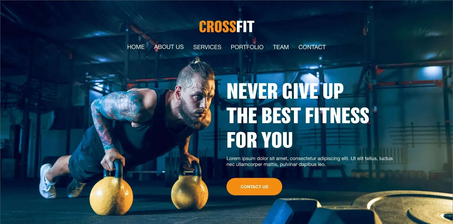 Crossfit Website Design