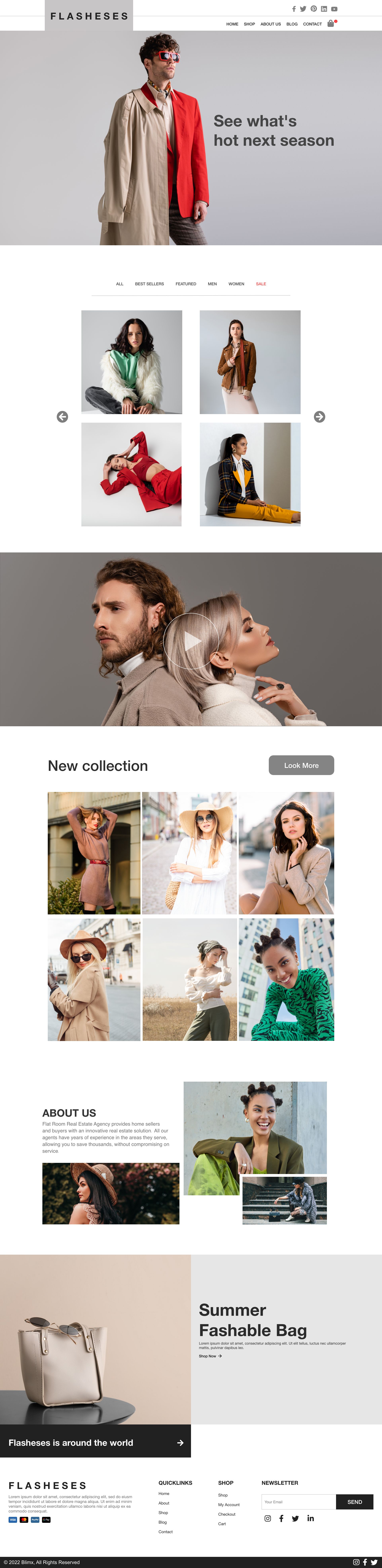 Fashion & Clothing Website Design