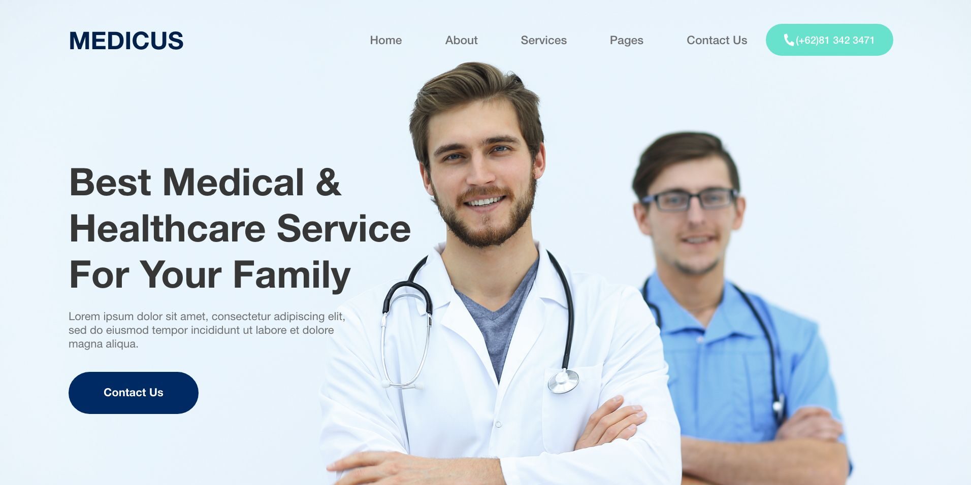 Medical Healthcare Website Design