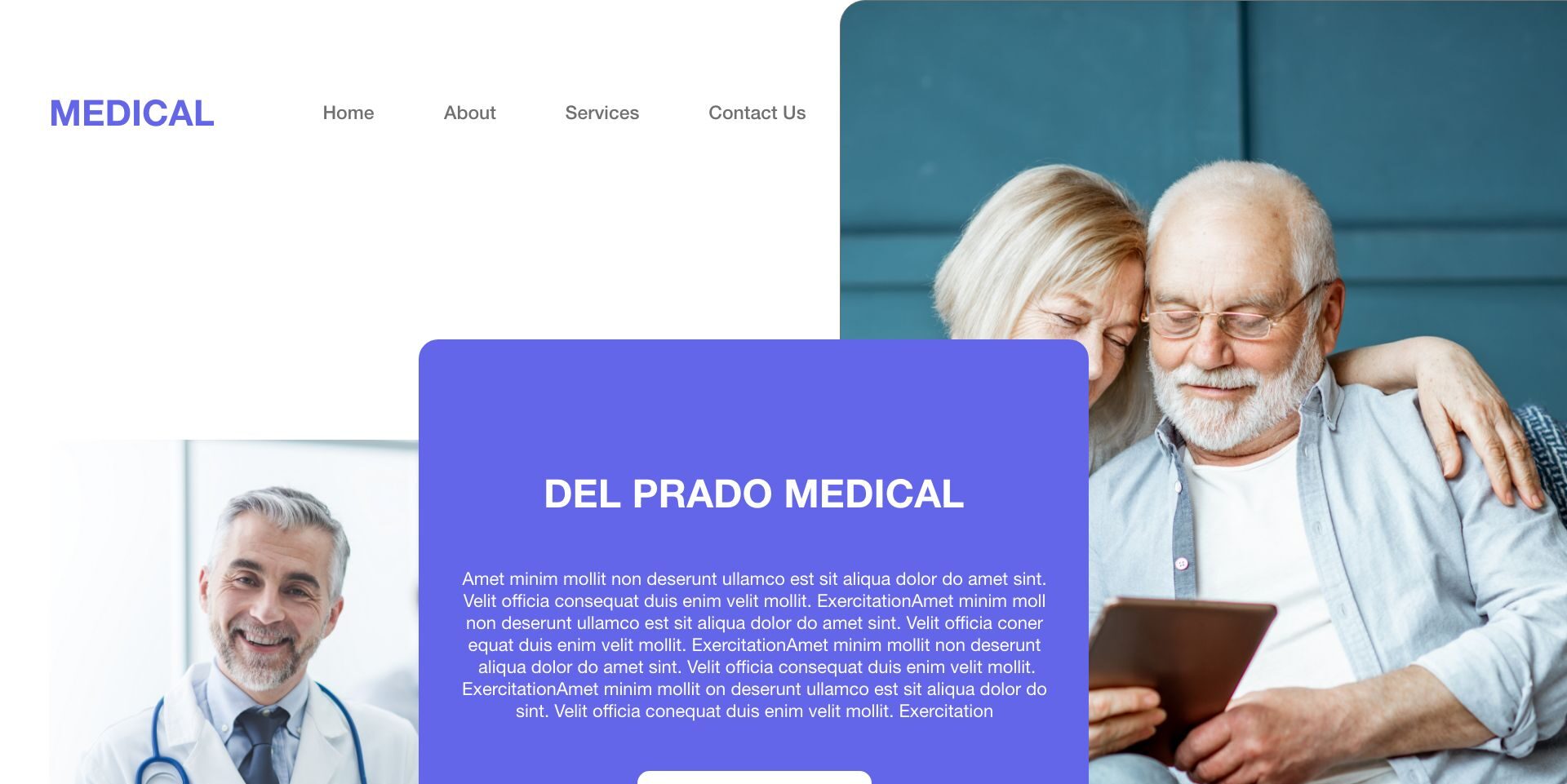 Medical Services Website Design