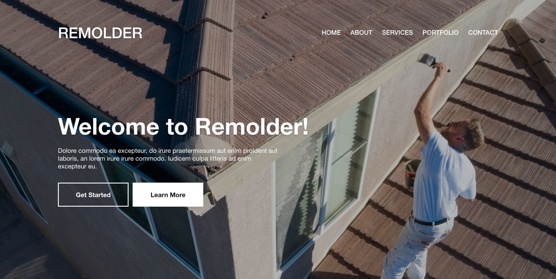 Home Remodeling Website Design