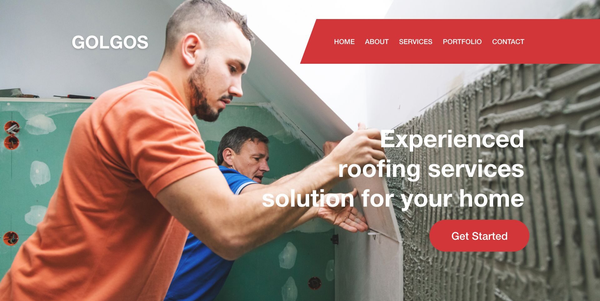 Roofing Solutions Website Design